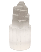 Tour de Rechargement Sélénite Protection Calme et Guérison H 6cm