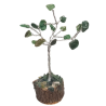 Arbre de Bonheur Aventurine sur Support Bois 8cm