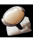 Bague Nacre Argent 925 Taille 55