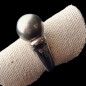 Bague Perle grise de Tahiti Argent 925 Taille 52