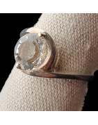 Bague Cristal de roche Argent 925