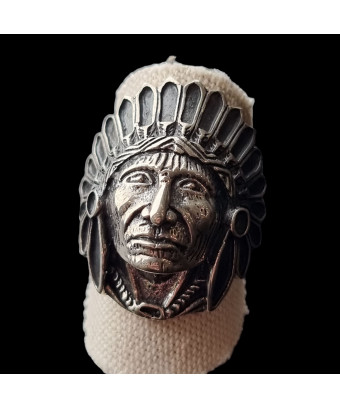 Bague Tête d'indien Argent...