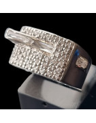 Bague Zirconium argent 925 Taille 52