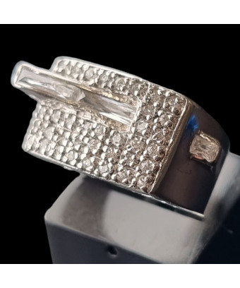 Bague Zirconium argent 925 Taille 52
