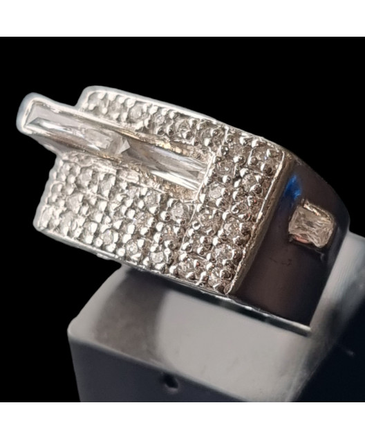 Bague Zirconium argent 925 Taille 52