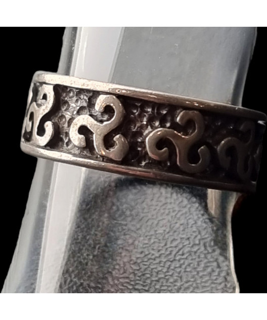 Anneau Triskel Argent 925 Taille 58