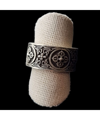 Anneau Croix Celtes Argent 925 Taille 59