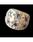 Bague Tanzanite Argent 925 Taille 52