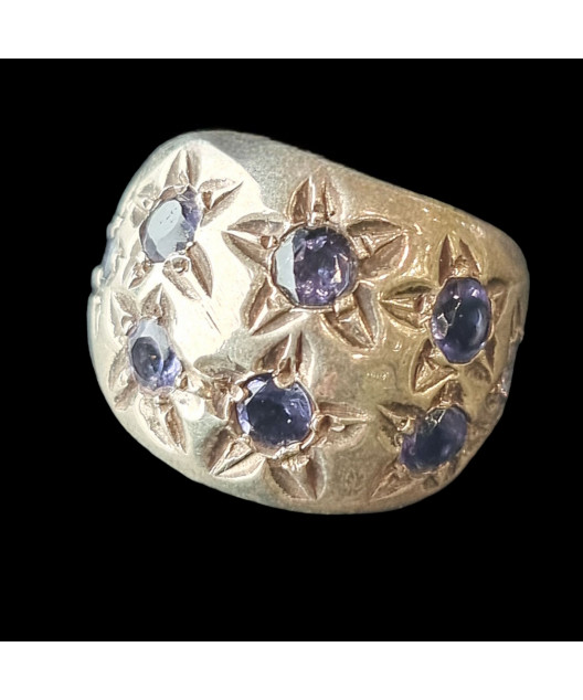 Bague Tanzanite Argent 925 Taille 52