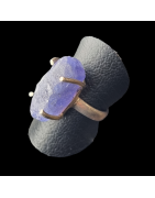 Bague Tanzanite brute Argent 925 Taille 55
