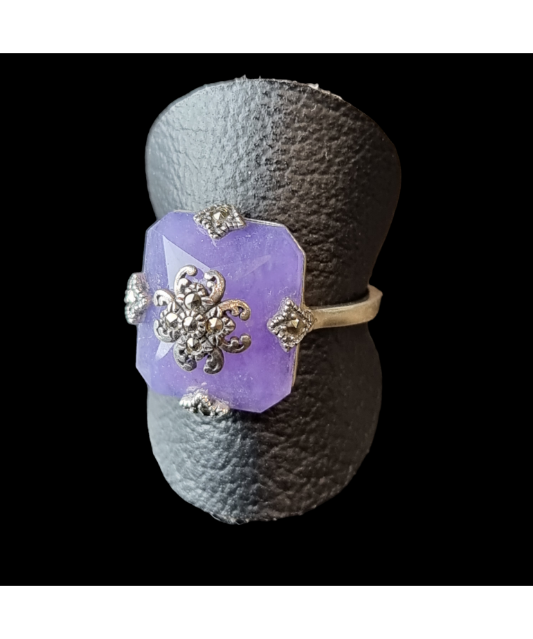 Bague Tanzanite Argent 925 Taille 58