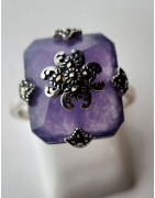 Bague Tanzanite Argent 925 Taille 58