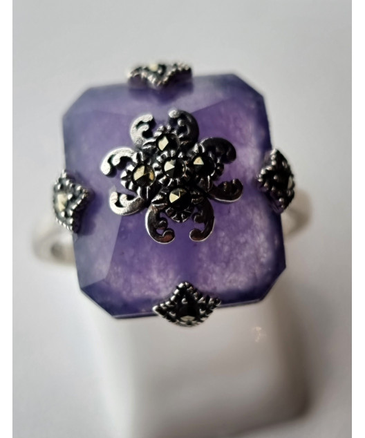 Bague Tanzanite Argent 925 Taille 58