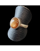 Bague Pierre de soleil Argent 925 Taille 56