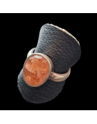 Bague Pierre de soleil Argent 925 Taille 59
