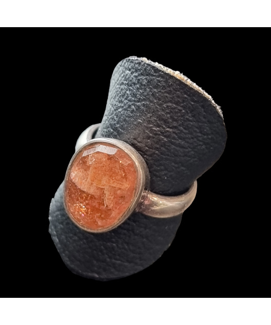 Bague Pierre de soleil Argent 925 Taille 59