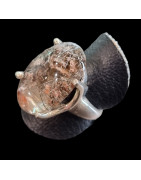 Bague Quartz hématoïde Argent 925 Taille 56