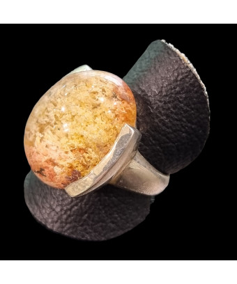 Bague Quartz hématoïde...