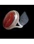 Bague Cornaline Argent 925 Taille 54