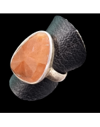 Bague Pierre de soleil Argent 925 Taille 53