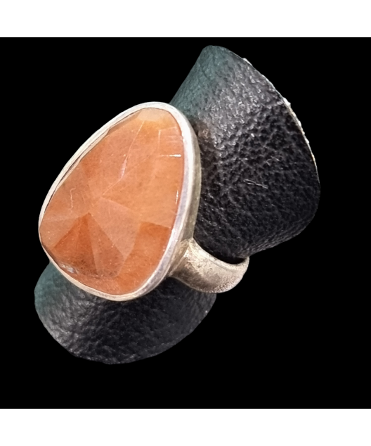 Bague Pierre de soleil Argent 925 Taille 53