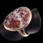 Bague Agate du Botswana Argent 925 Taille 56