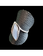 Bague Calcédoine Argent 925 Taille 54