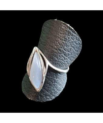 Bague Calcédoine Argent 925 Taille 54