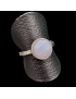 Bague Calcédoine Acier inox Taille 54