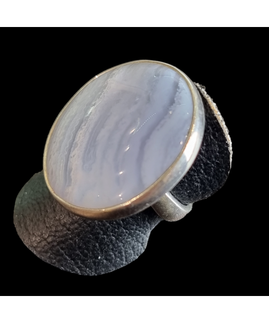 Bague Calcédoine Argent 925 Taille 50