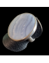 Bague Calcédoine Argent 925 Taille 50