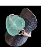 Bague Fluorite Laiton Taille 60