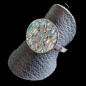 Bague Nacre émaillée Acier inox Taille 54