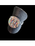 Bague Nacre émaillée Acier inox Taille 52