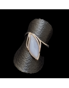 Bague Calcédoine Argent 925 Taille 54