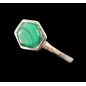 Bague Malachite Argent 925 Taille 53