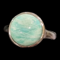 Bague Amazonite Acier inox