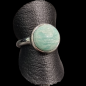 Bague Amazonite Acier inox
