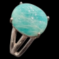 Bague Amazonite Argent 925 Taille 51