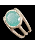 Bague Amazonite Argent 925 Taille 52