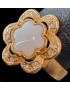 Bague Nacre Swarovski Bronze plaqué or
