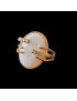 Bague Nacre Swarovski Bronze plaqué or