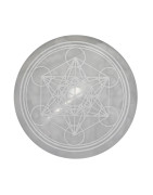 Disque de rechargement Sélénite – Métatron – 10cm (s)