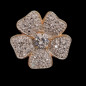 Bague Swarovski Bronze plaqué or Taille 52