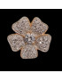 Bague Swarovski Bronze plaqué or Taille 52