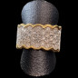 Bague Zirconium Bronze plaqué or Taille 54