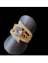 Bague Zirconium Bronze plaqué or Taille 54