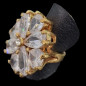 Bague Zirconium Bronze plaqué or Taille 51