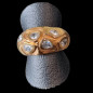 Bague Zirconium Bronze plaqué or Taille 55