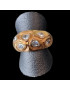 Bague Zirconium Bronze plaqué or Taille 55